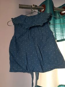 Girls Denim Top Price is 200