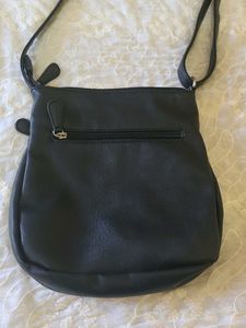 Lavie Stylish navy blue Faux Leather Crossbody Bag