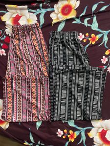 Boho Print Palazzo Pants