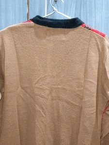Red Patterned Kurti