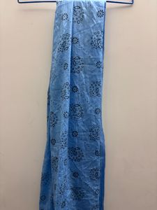 Blue Printed Dupatta