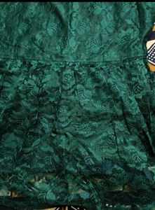 Green Net top