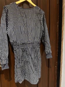 Gingham Check Mini Dress