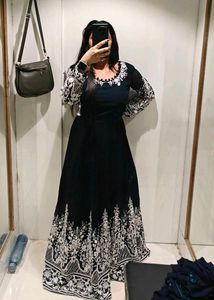 Elegant Embroidered Anarkali Gown