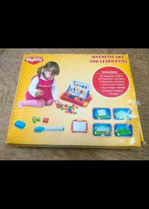 Kids Drawing Board with Magnetic Letters