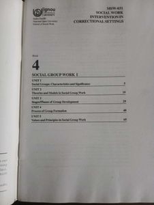 Social Work and Criminal Justice MSW-032 IGNOU Boo