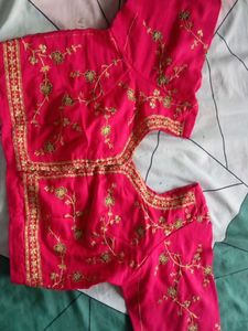 Embroidered Pink Blouse