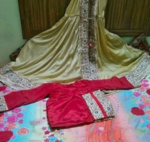 Full Flare Kalidar Gown 3 Piece Suit