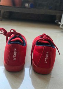 Red Fila Sneakers
