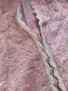Pink Embroidered Kurta Set