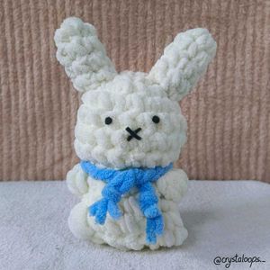 Handmade Plush Bunny Toy (Miffy)