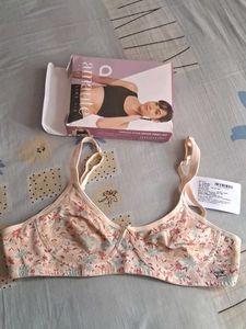 Floral Print Comfort Bra new