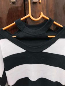 Black And White Sweater