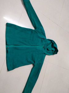 green winter hoodie for women