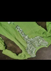 Beautiful Mirror Work Kurta Set
