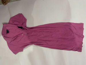 Ralph Lauren Pink Polo Dress with Logo