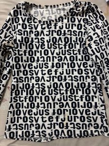 Statement Print Long Sleeve Top