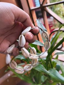 Unique Cowrie Shell Hoop Earrings