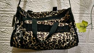 Leopard Print Hobo Bag