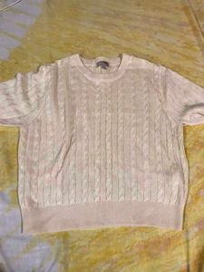 Cream Cable Knit Sweater