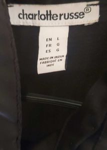 Black Long Sleeve Button-Up