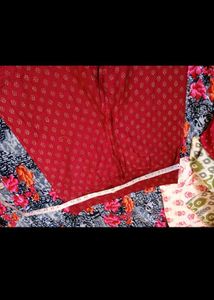 Maroon Printed Palazzo Pants