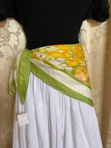 Vintage Floral Scarf