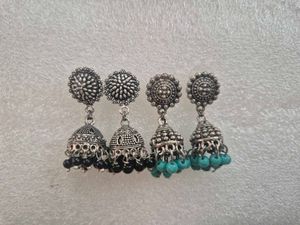 Elegant Jhumka Earrings Set-Unused