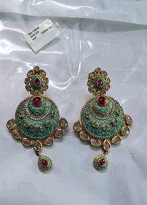 Mint Green Kundan Necklace