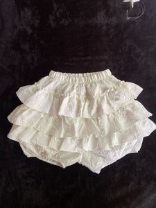 White Off-Shoulder Ruffle Top &amp; Skirt co-ord Set