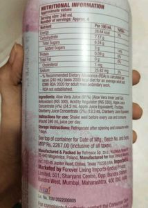 Forever Aloe Berry Nectar Drink