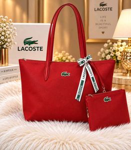 Lacoste Tote Bag with Pouch PREMIUM QUALITY