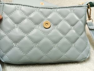 Beautiful 😍 Royal Grey Sling Bag ♥️And 2 Earrings