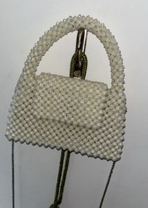 Beaded Evening Clutch with Chain