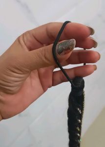Sparkling Rhinestone Hair one braid