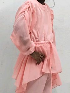 Pink Ethnic Kurta Set