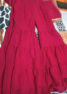 Hurrey..Price Drop🥳🥳 Pink Colour Kurta-Sharara❣️