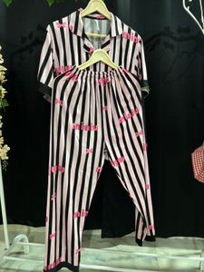 3 piece set 😍Striped Pajama Top -  Cute &amp; Comfy