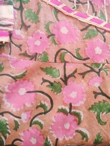 Floral Print Short Kurti