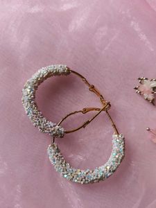 Sparkling Hoop Earrings