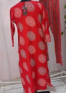 Bright Red Beautiful New With Tag SUIT Set