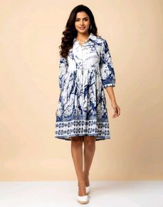 Marble Print Beautiful Tunic