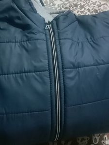 Navy Blue Puffer Jacket