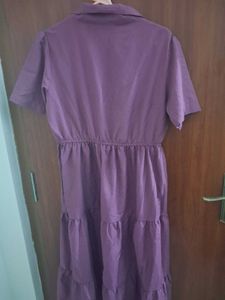 purple classic dress