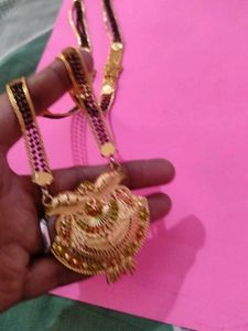 one gram Gold polish long  Mangalsutra