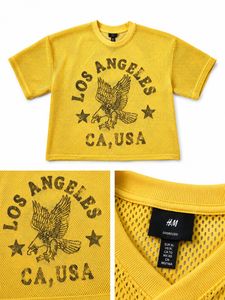 h&m Yellow Los Angeles Graphic T-Shirt