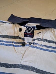 Men's White Tshirt (M Size) Not FreeSize