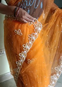 Wedding Season Beautiful Designer Net Saree
