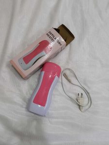 roll-on waxing applicator with wax