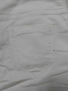 Women's White High-Waisted Jeans